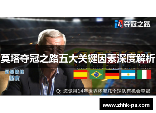 莫塔夺冠之路五大关键因素深度解析